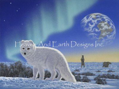 Diamond Painting Canvas - Mini Arctic Fox